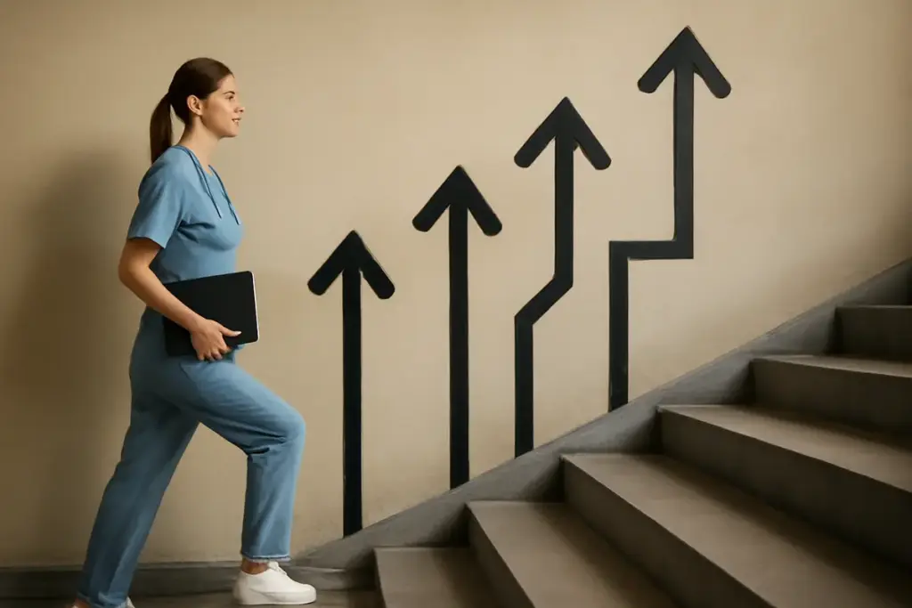Progressione di carriera per infermieri: come cambiano le possibilità in base alla specializzazione