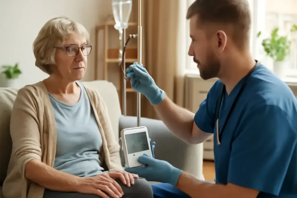 Terapia infusionale a casa: modalità di attivazione e cosa garantisce davvero la sicurezza